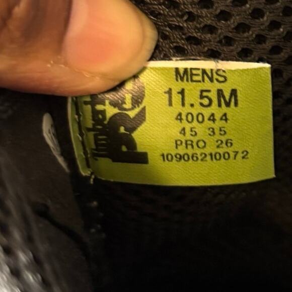 Timberland Pro 26 Powerboots Work Boots Sz 11.5 Titan Safety Toe Rugged Workwear - Picture 9 of 16